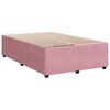 vidaXL Boxspring posteľ s matracom, ružov&aacute; 120x190 cm, zamat