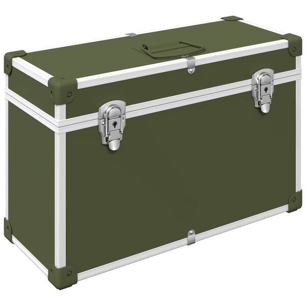 vidaXL Rukov&auml;te na kuchyňu 12 pcs Olivov&aacute; zelen&aacute; 85 x 45 mm Kov