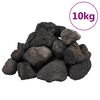 vidaXL Sopečn&eacute; kamene 10 kg čierne 5-8 cm