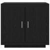 vidaXL Servírovacia skriňa Čierny dub 80 x 40 x 75 cm Kompozitné drevo