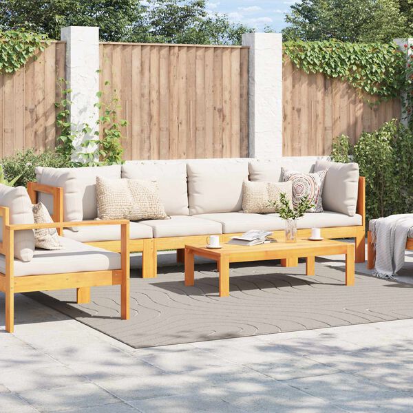 vidaXL Kusov&eacute; koberce &Scaron;tvorcov&yacute; Kr&eacute;mov&aacute; 240 x 240 cm