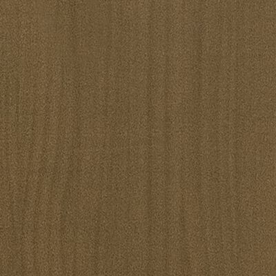 vidaXL Posteľný rám medovo-hnedý borovicový masív 200x200 cm