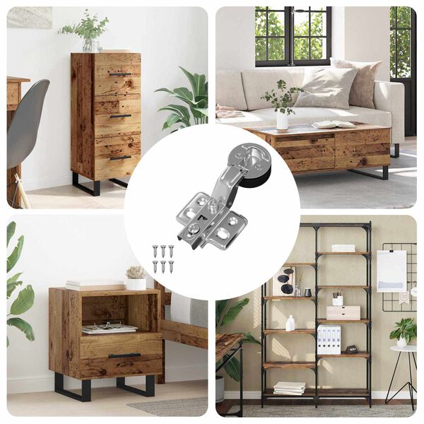 vidaXL P&aacute;nt 123 pcs Strieborn&aacute; 0 Železo