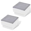 Podlahov&eacute; LED svetl&aacute; 100 x 100 x 68 mm 2 ks