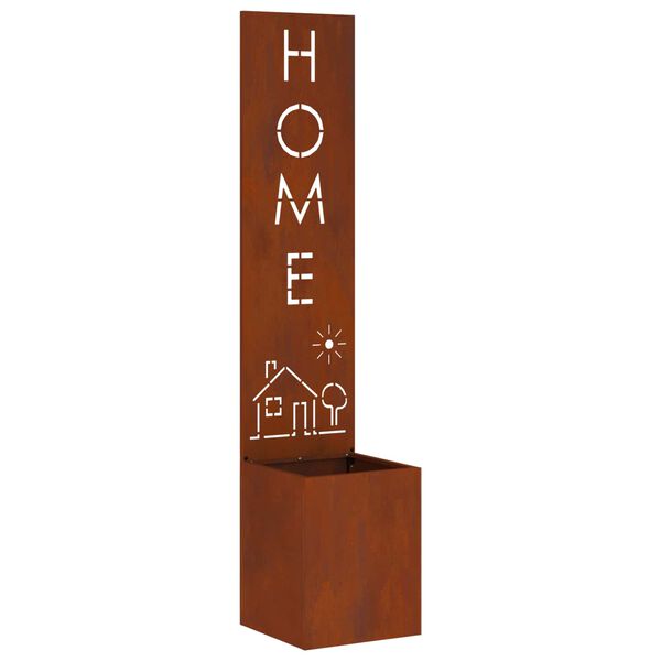 vidaXL Z&aacute;hradn&aacute; clona na s&uacute;kromie Rezac&iacute; Hrdzav&yacute; 32 x 32 x 150 cm