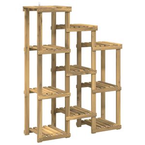 vidaXL Stojan na rastliny Biela 85 x 30 x 114,5 cm