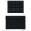 vidaXL Boxspring posteľ s matracom čierna 100x200 cm l&aacute;tka