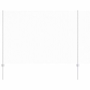 vidaXL Plot s podperou Strieborn&aacute;