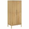 vidaXL &Scaron;atn&iacute;k FLORO voskovohned&yacute; 77x53x171 cm borovicov&yacute; mas&iacute;v