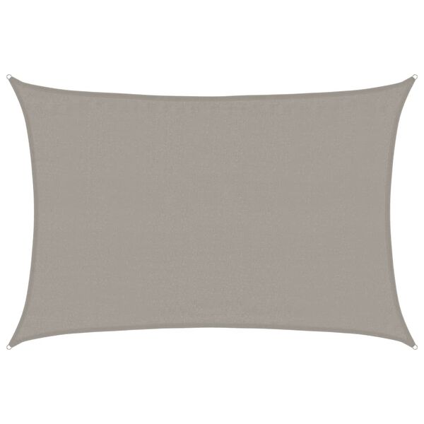 vidaXL Tieniaca plachta 160 g/m&sup2; obdĺžnikov&aacute; bledosiv&aacute; 3,5x5 m, HDPE