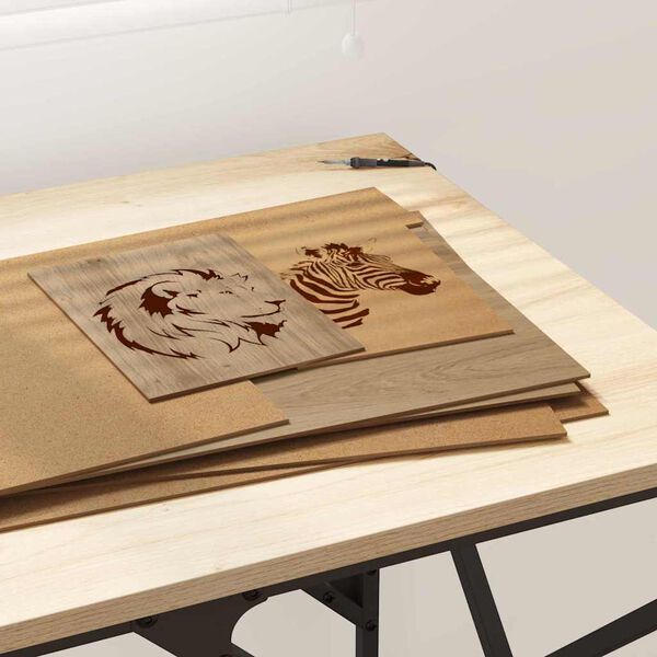 vidaXL Dekoračn&eacute; panely 50 pcs Remeseln&yacute; dub 30 x 42 x 0.27 cm