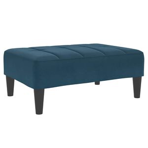 vidaXL Podnožka modr&aacute; 77x55x31 cm zamat