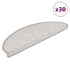 vidaXL Samolepiace n&aacute;&scaron;ľapy na schody, sisalov&yacute; vzhľad 30 ks 65x21x4 cm