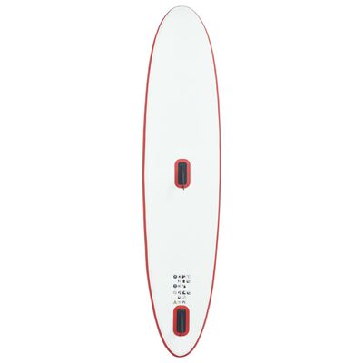 vidaXL Nafukovací Stand up paddleboard s plachtou, červeno biely