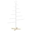 vidaXL Kovov&yacute; vianočn&yacute; stromček KUOPIO 125 cm Oceľ Biela