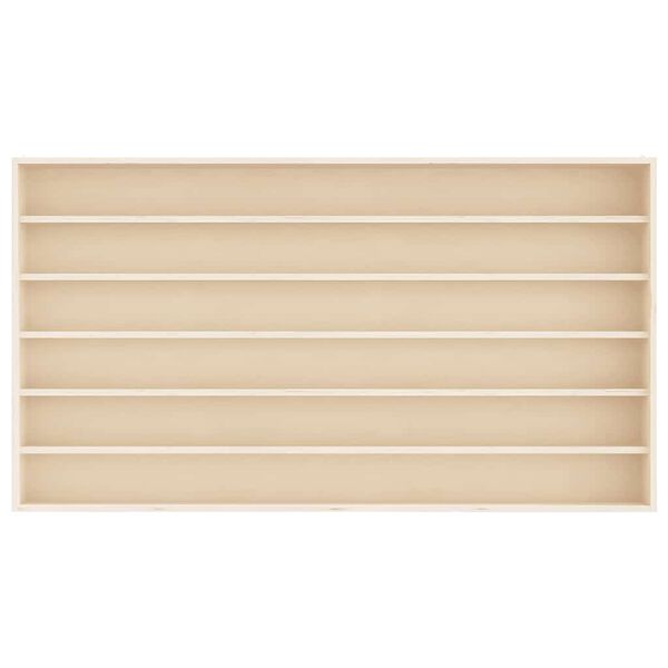 VidaXL Dreven&aacute; zberateľsk&aacute; vitr&iacute;na s 6 policami 100x9x55 cm