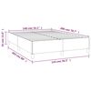 vidaXL Posteľný rám boxspring s matracom čierny 140x200 cm látka