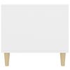 vidaXL Konferenčný stolík biely 90x49x45 cm spracované drevo