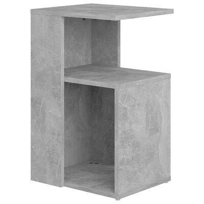 vidaXL Príručný stolík, betónovo sivý 36x30x56 cm, kompozitné drevo