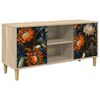 vidaXL TV skrinka LOCHEM 102 x 33 x 50 cm Sonoma Kompozitn&eacute; drevo
