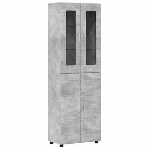 vidaXL Highboard FLORIN 60 x 35 x 182 cm Bet&oacute;nov&aacute; &scaron;ed&aacute;