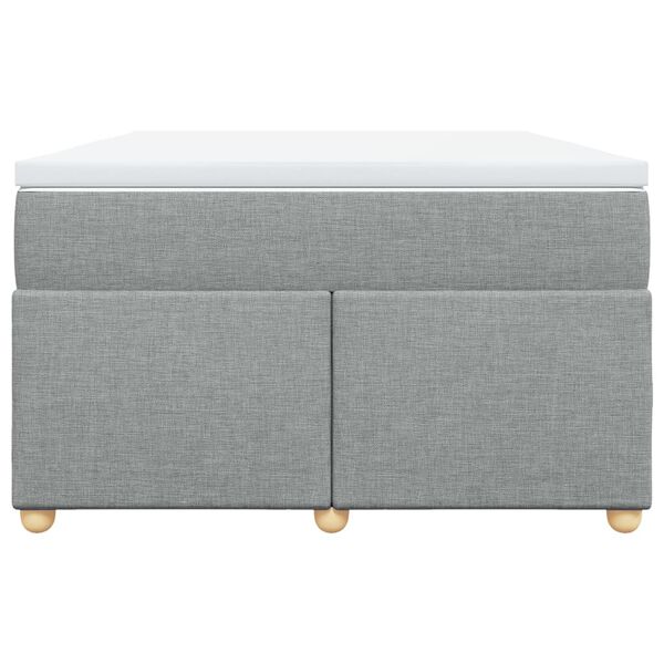 vidaXL Boxspring posteľ s matracom bledosiv&aacute; 120x190 cm l&aacute;tka