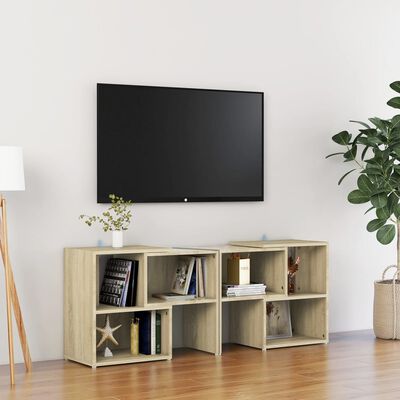 vidaXL TV skrinka, dub sonoma 104x30x52 cm, kompozitné drevo