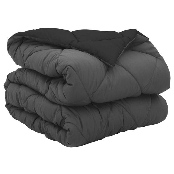 vidaXL Prikr&yacute;vka na cel&yacute; rok Čierna a antracit 220 x 135 cm