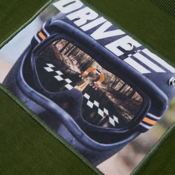 Detsk&eacute; tričko s dlh&yacute;mi ruk&aacute;vmi tmav&eacute; kaki 104