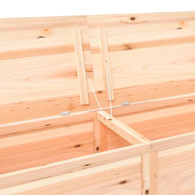 vidaXL Vonkajší box na vankúše 200x50x56 cm masívne jedľové drevo
