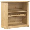 vidaXL Skrinka na v&iacute;no Corona 107,5x51x105,5 cm borovicov&yacute; mas&iacute;v
