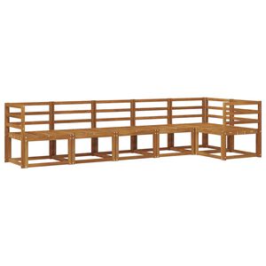 vidaXL Z&aacute;hradn&aacute; s&uacute;prava gaučov 6 pcs Pr&iacute;rodn&aacute; Pevn&eacute; ak&aacute;ciov&eacute; drevo