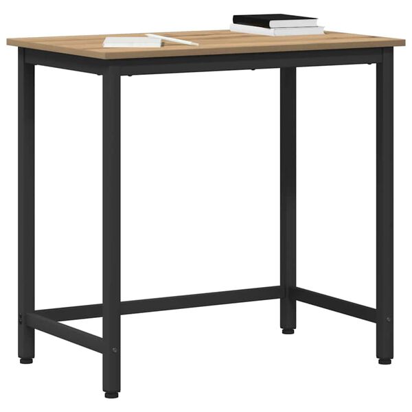 vidaXL st&ocirc;l Remeseln&yacute; dub 100 x 50 x 76,5 cm Inžinierske drevo a oceľ