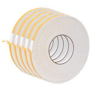 vidaXL Samolepiaca penov&aacute; p&aacute;ska 5 ks Biela 10mm x 10m CR Pena