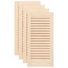 vidaXL dvierka skriniek Louvred Design 4 ks 61,5x29,5cm mas&iacute;v borovica