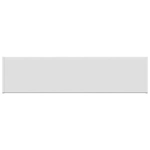 vidaXL Parapetn&eacute; dosky Biela 100 x 25 x 4,5 cm PVC