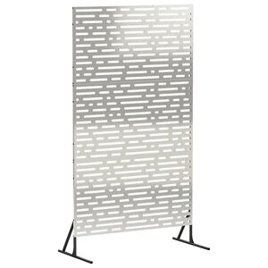 vidaXL Z&aacute;ves na zabezpečenie s&uacute;kromia 100 x 50 x 180 cm Strieborn&aacute;