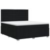 vidaXL Posteľ boxspring s matracom Čierna 180 x 200 cm L&aacute;tka