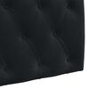 vidaXL Z&aacute;vesn&aacute; Čel&aacute; N&aacute;stenn&yacute; Čierny 110 x 55 x 7 cm Zamat