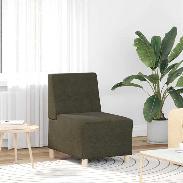 vidaXL Bezrúčková modulárna sofa jednotka 3 pcs Zelená 55 x 74 x 82 cm