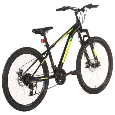 vidaXL Horský bicykel 21 rýchlostí 27,5" koleso 38 cm rám čierny
