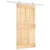 vidaXL Posuvn&eacute; dvere Pr&iacute;rodn&aacute; a biela 100 x 210 cm