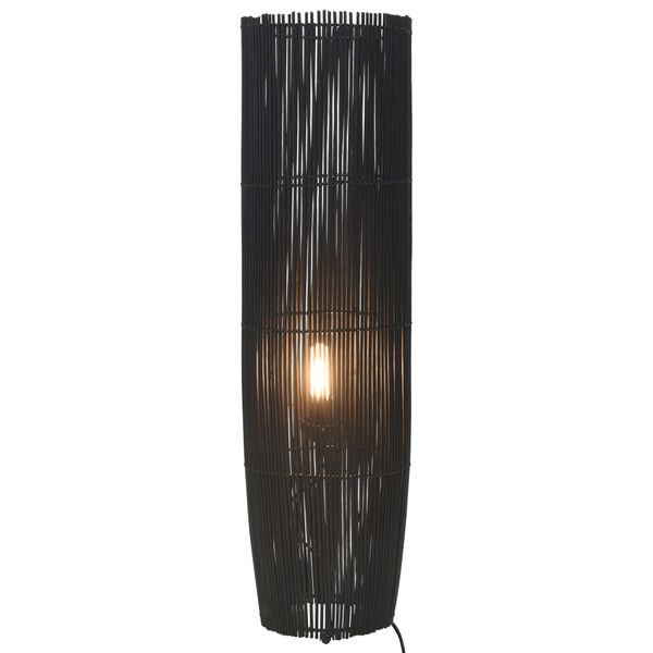 vidaXL Stojanov&aacute; lampa vŕba čierna 52 cm E27
