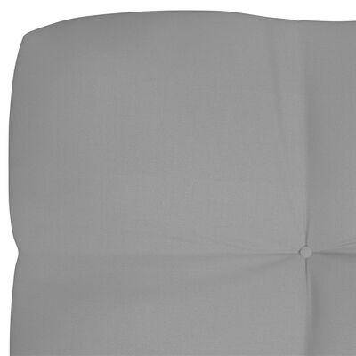 vidaXL Podložka na paletovú sedačku, sivá 120x40x10 cm