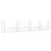 vidaXL Železn&yacute; gabi&oacute;nov&yacute; k&ocirc;&scaron; v tvare U s 5 stĺpmi 500x20x100 cm