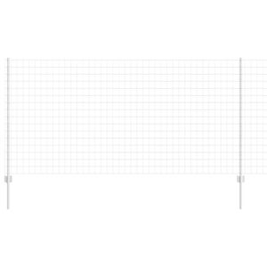 vidaXL Plot s podperou Strieborn&aacute;