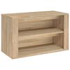 vidaXL Reg&aacute;l na top&aacute;nky dub sonoma 75x35x45 cm spracovan&eacute; drevo
