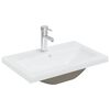 vidaXL Vstavan&eacute; um&yacute;vadlo s bat&eacute;riou 61x39x18 cm keramika biele