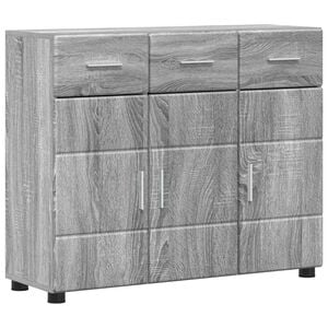 vidaXL Serv&iacute;rovacia skriňa FLORIN Siv&yacute; Sonoma 88,5 x 30,5 x 73 cm