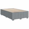 vidaXL Boxspring posteľ s matracom bledosivá 120x190 cm látka